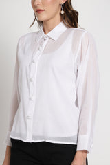 Crochet Button Shirt