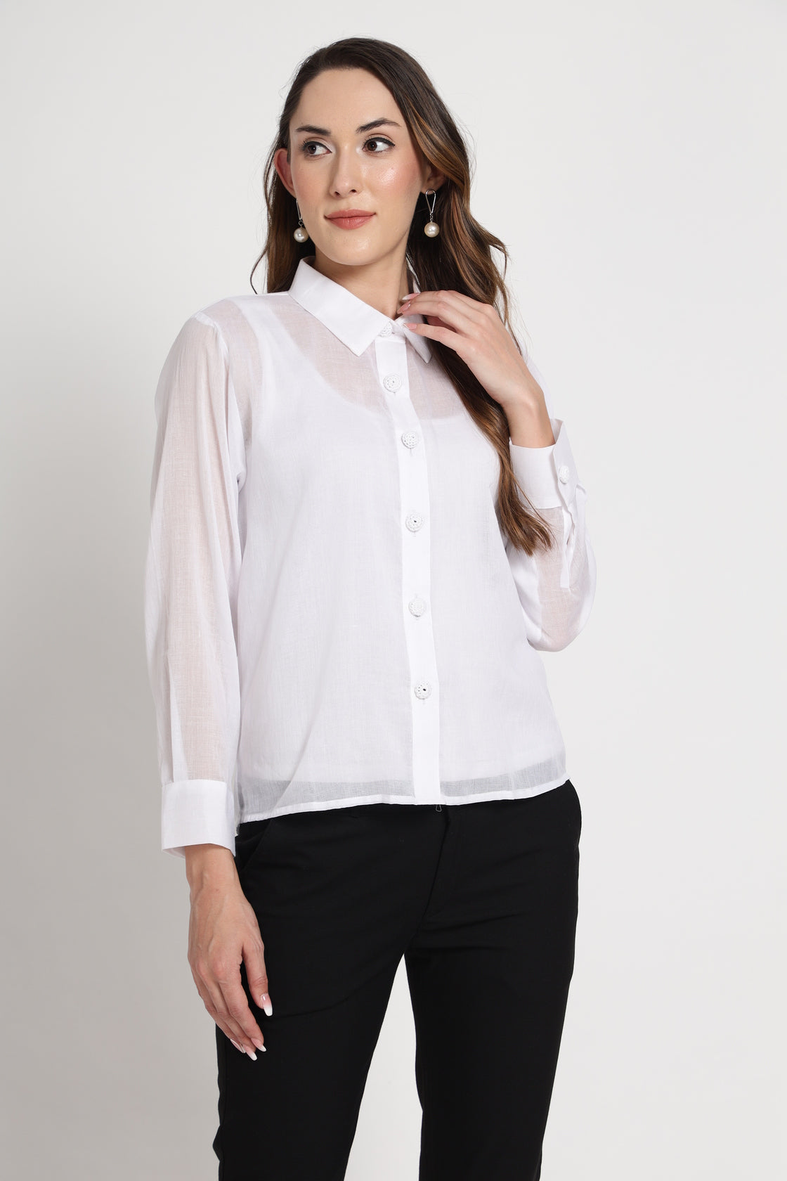 Crochet Button Shirt