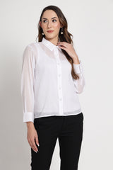Crochet Button Shirt