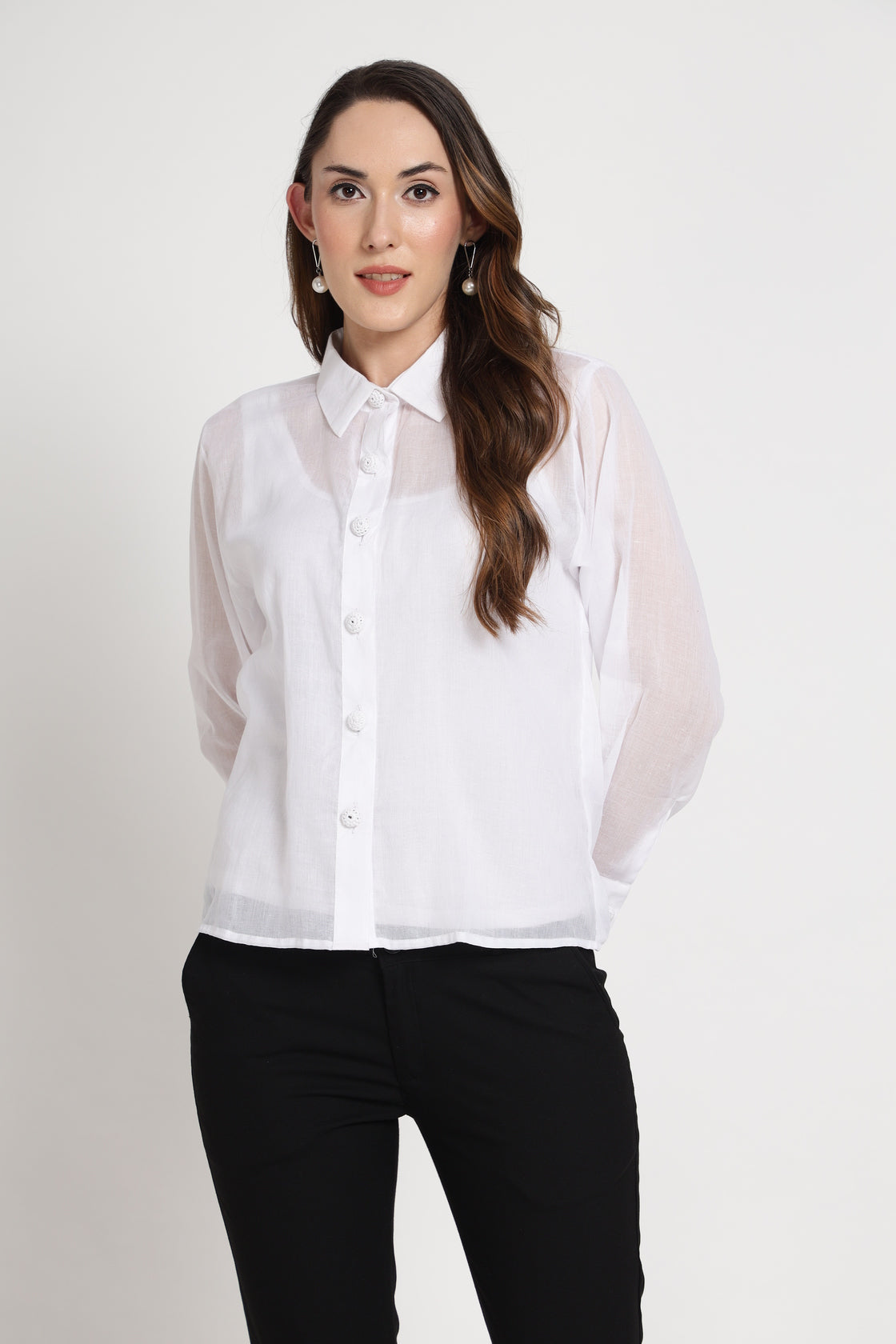 Crochet Button Shirt
