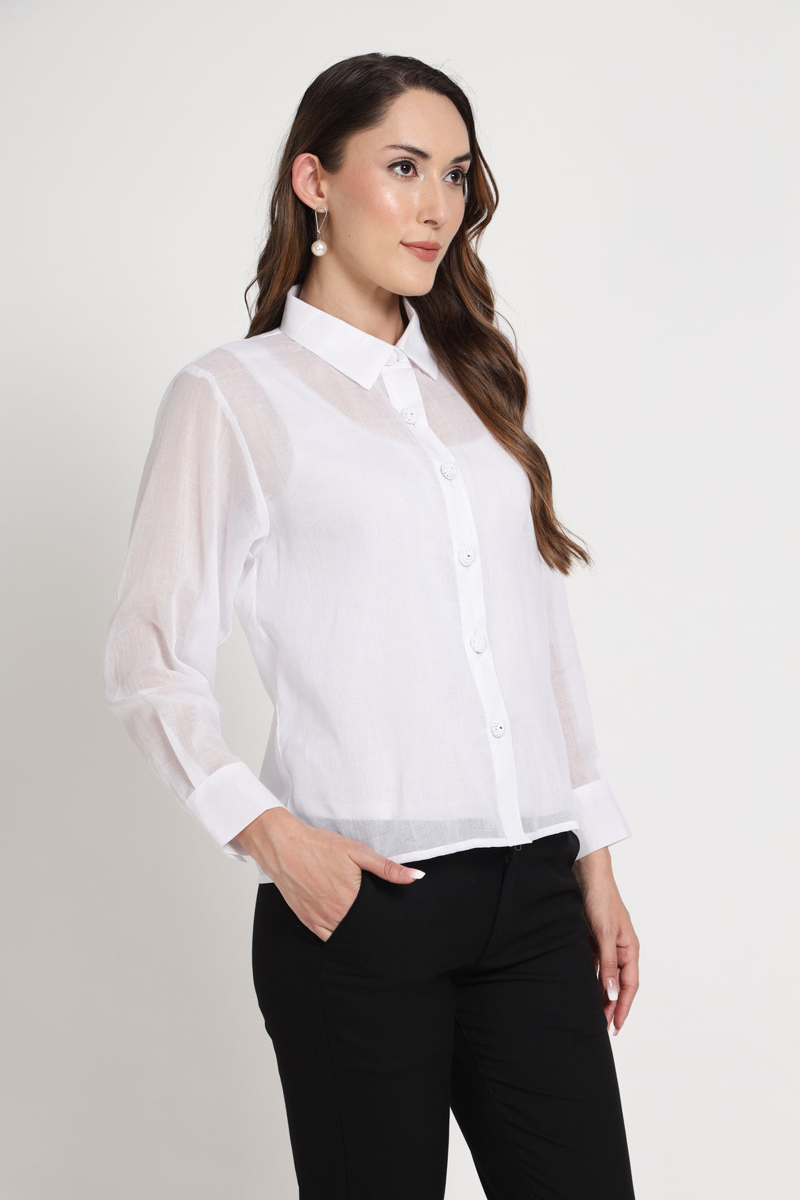 Crochet Button Shirt