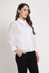 Crochet Button Shirt