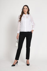 Crochet Button Shirt