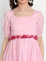 Crochet Hearts Baby Pink Top