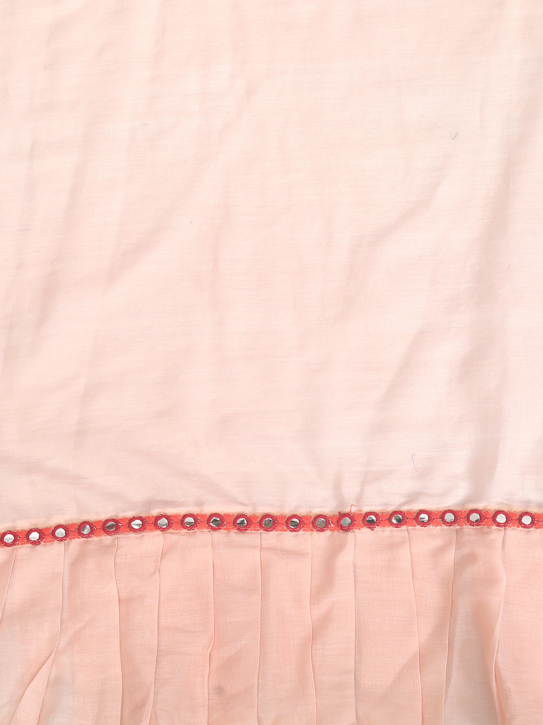 Peach Frill Saree