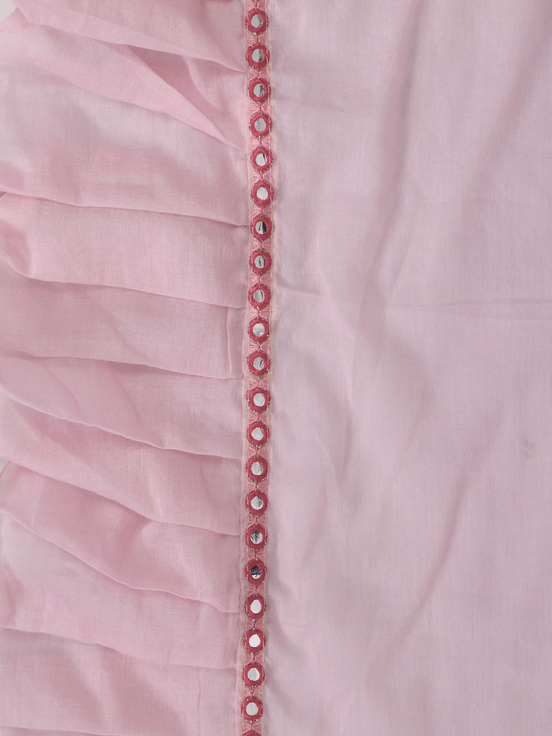 Baby Pink Frill Saree