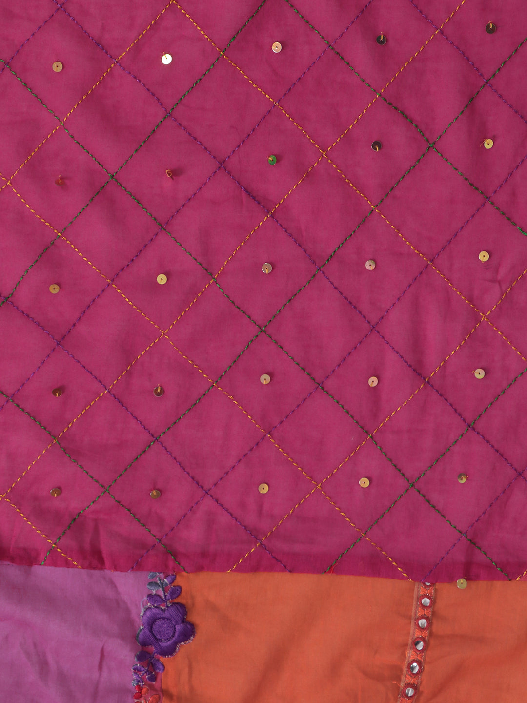 Pre-stitched Multicolour Saree