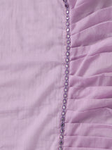 Lavender Frill Saree