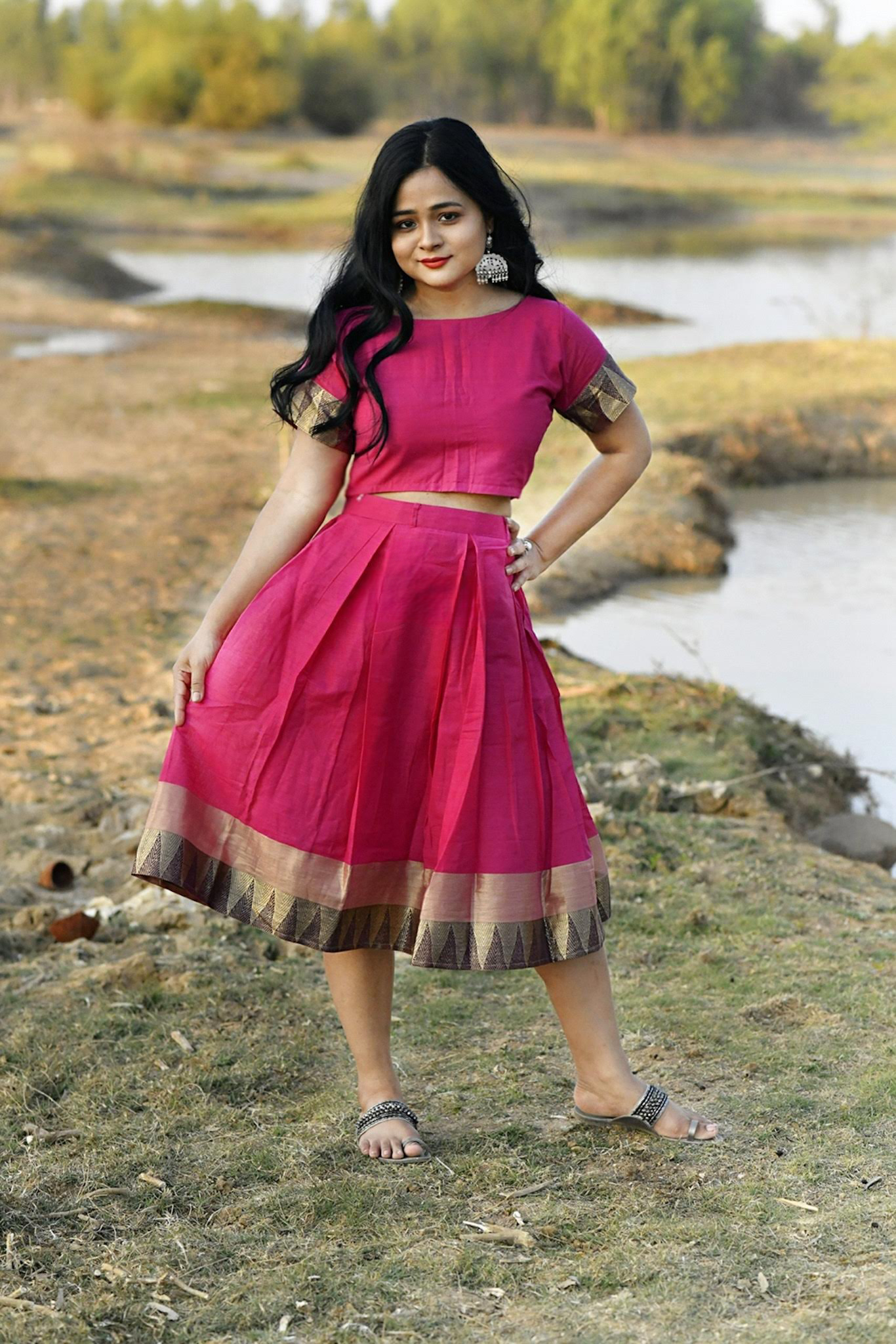 Flamingo Pink Skirt