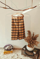 Beige Stripes Skirt