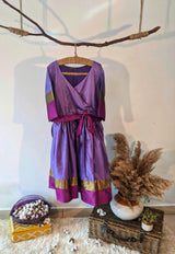 Lavender Wrap Dress