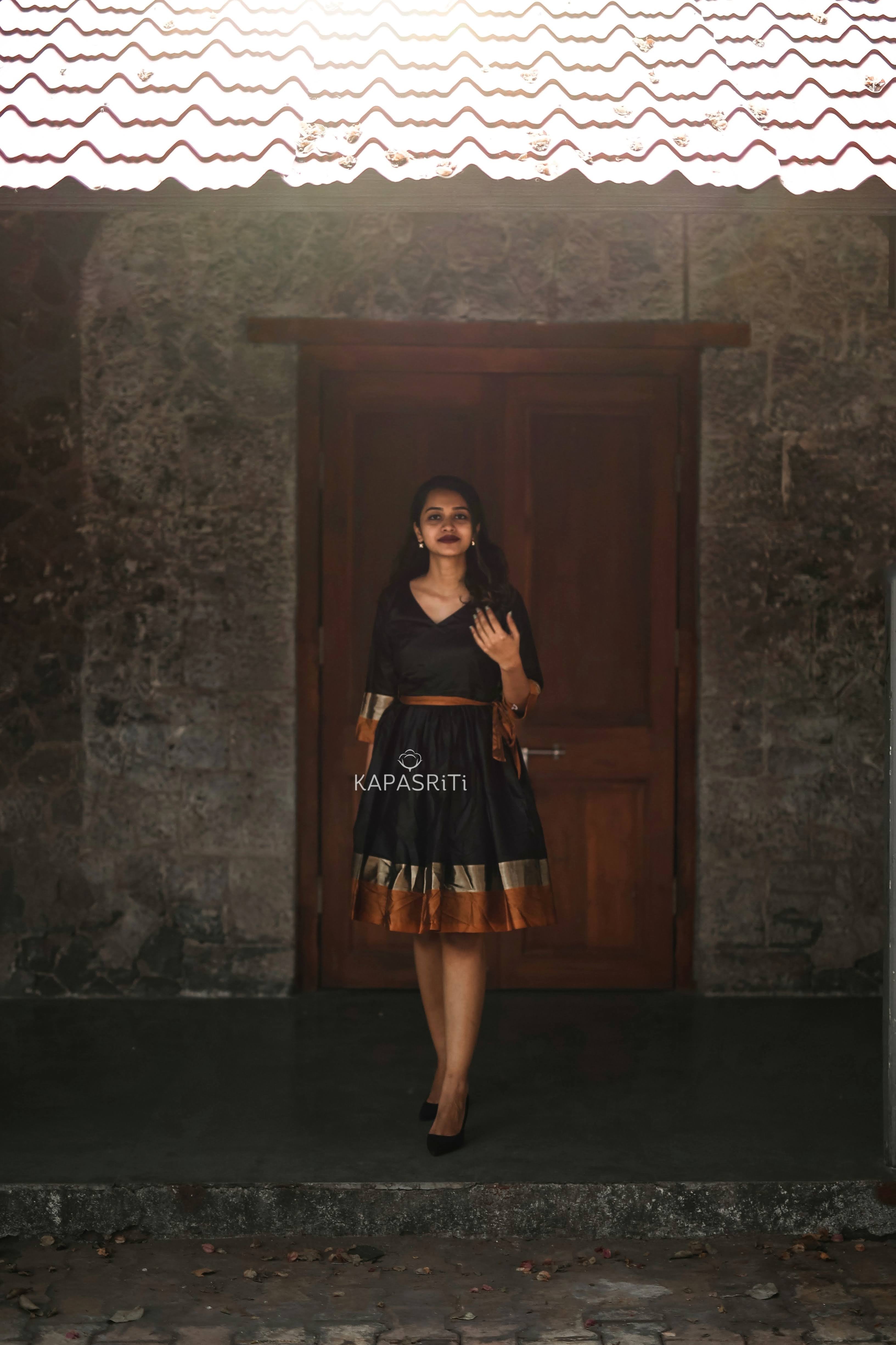 Black Wrap Dress