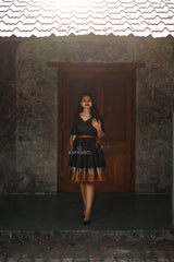 Black Wrap Dress