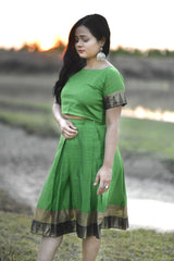 Parrot Green Skirt